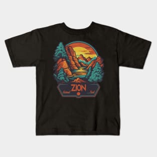 Zion National Park Kids T-Shirt